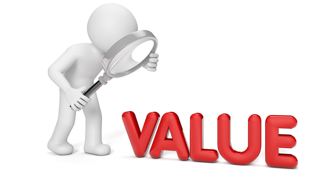 What are three factors that determine the value of money?